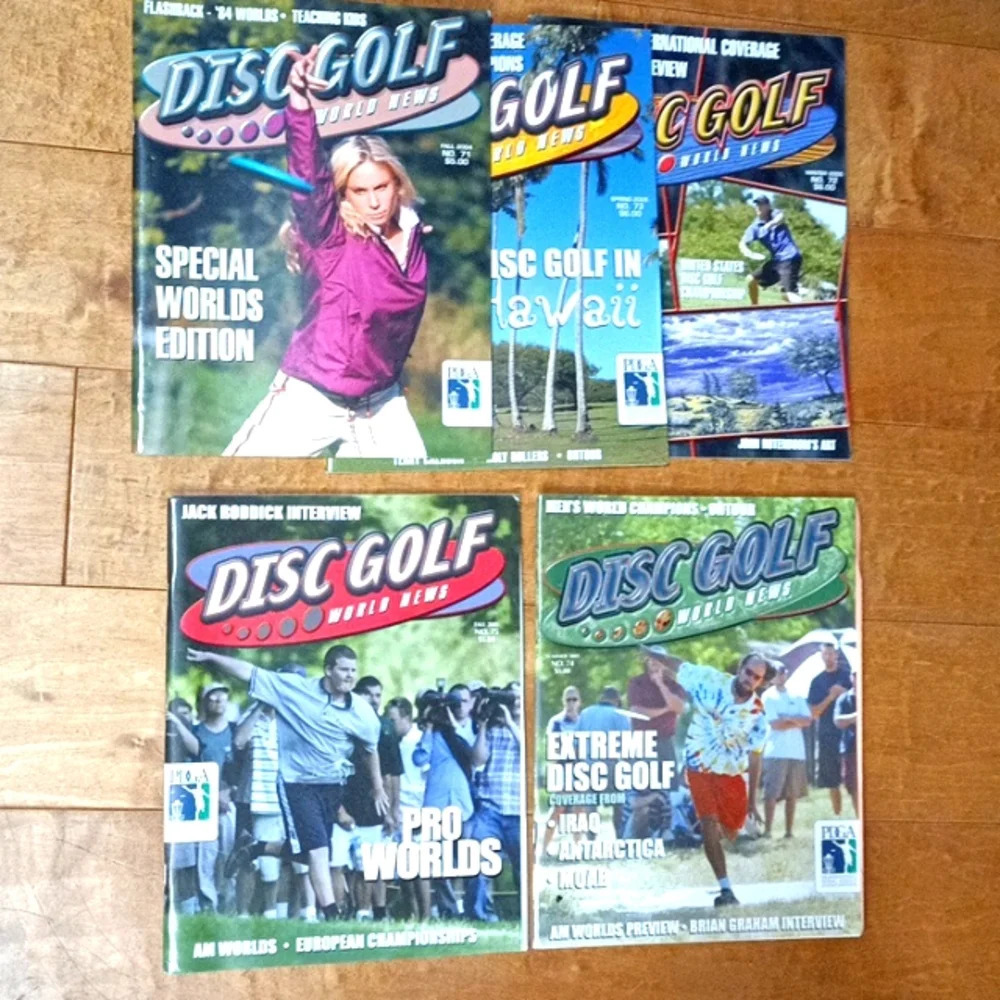 Disc Golf magazines from 2004 and 2005.  B12
